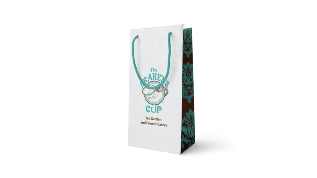 Kraken's Cup To-Go Bags bag for Loose Leaf Tea and Biscuits